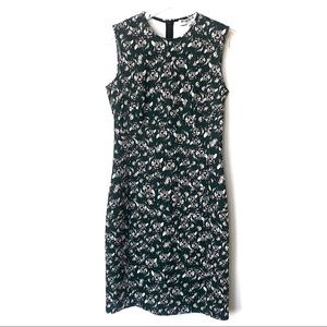 OF MERCER | Green Floral Sleeveless York Dress 0
